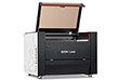 Aeon Nova10 S sesesese  Professional CO2 Laser Cutter and Engraver three-quarter view with lid open