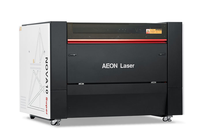 Aeon Nova10 S 花式道具按摩椅play高h  Professional CO2 Laser Cutter and Engraver three-quarter view