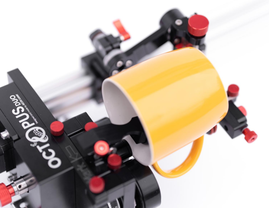 Octopus Duo 3.0 铁杆性视频 mug with rubber-coated rollers
